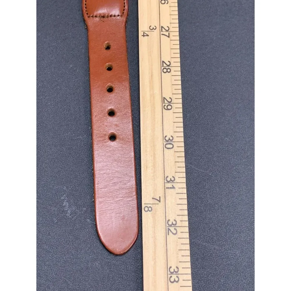 Mens Teens Leather Man LTD Belt Nautical Code Flag Leather Fabric Canvas Size 28
